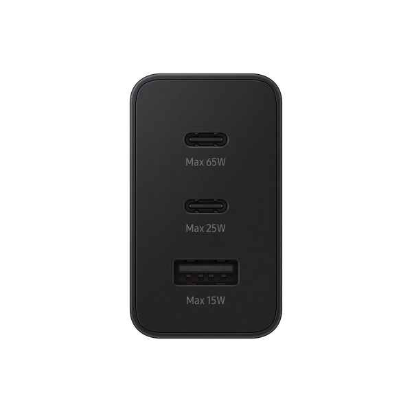 Samsung Caricatore 65W Trio EP-T6530 FC USB-C+USB-A Black - Disponibile in 2-3 giorni lavorativi Samsung