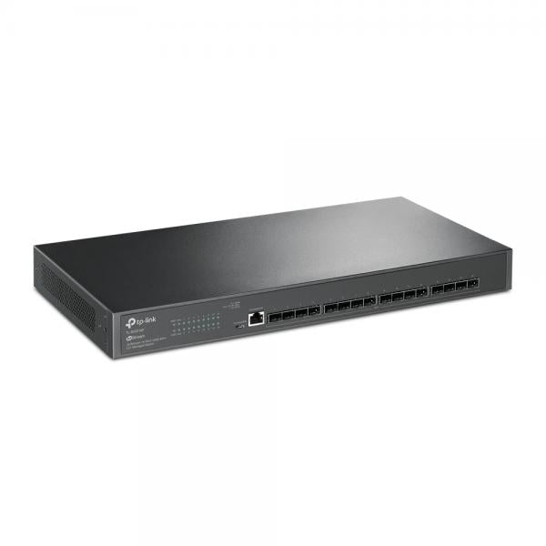 TP-LINK TL-SX3016F switch di rete Gestito L2/L2+ Nessuno Nero - Disponibile in 6-7 giorni lavorativi