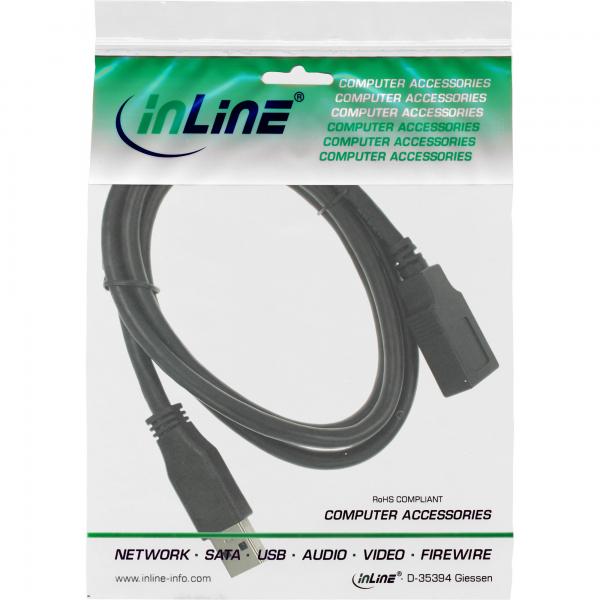 InLine 80pz Bulk Pack prolunga cavo USB 3.0, A maschio / femmina, nero 1m - Disponibile in 6-7 giorni lavorativi