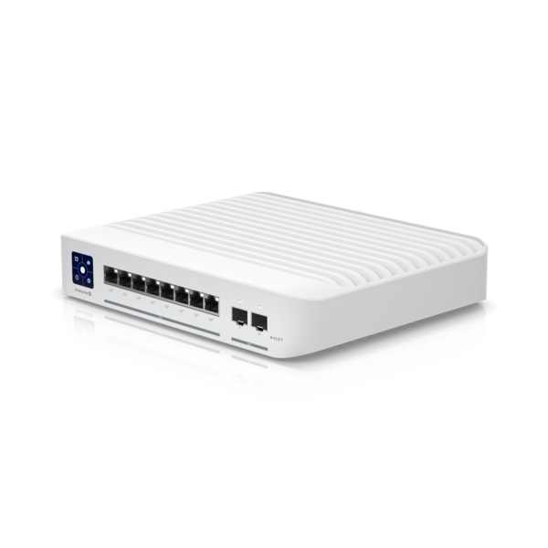 UBIQUITI SWITCH 8 PORTE LAN GIGABIT POE, Layer 3 with 2.5 GbE PoE+ output, 2P 10G SFP+, USW-Enterprise-8-PoE - Disponibile in 3-4 giorni lavorativi