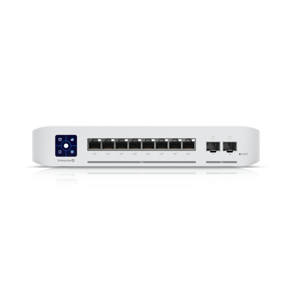 UBIQUITI SWITCH 8 PORTE LAN GIGABIT POE, Layer 3 with 2.5 GbE PoE+ output, 2P 10G SFP+, USW-Enterprise-8-PoE - Disponibile in 3-4 giorni lavorativi