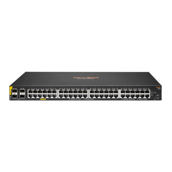 SWITCH R8N85A ARUBA CX 6000 48 X 10/100/1000G CLASS4 (POE 370W) + 4 X 1GB SFP GARANZIA A VITA LIMITATA - Disponibile in 3-4 giorni lavorativi