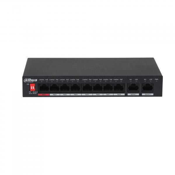 Switch Dahua PFS3010-8ET-96-V2 - Disponibile in 3-4 giorni lavorativi