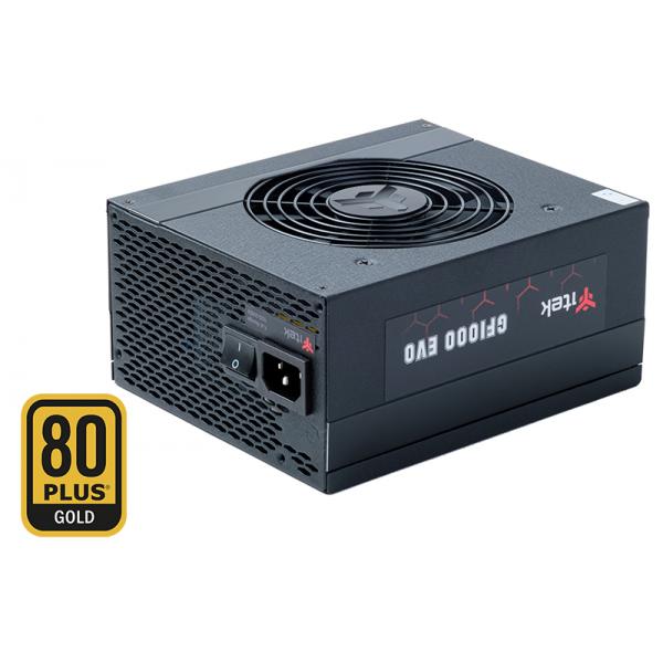 ALIMENTATORE ITEK GF1000 EVO - 1000W ATX VENTOLA FDB 12CM - Active FDB - 80PLUS GOLD, COND. GIAPPONESI MODULARE - ITPSEGF750 - Disponibile in 3-4 giorni lavorativi