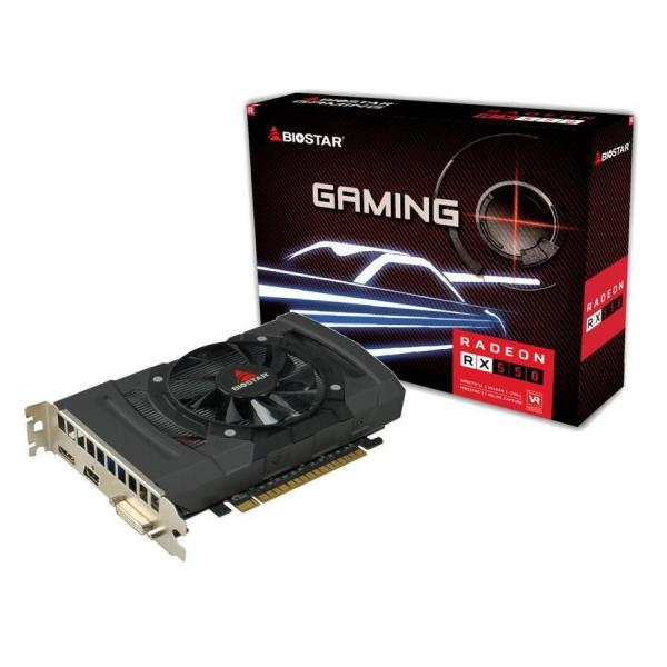 Scheda Grafica Biostar Radeon RX550 AMD Radeon RX 550 GDDR5 4 GB - Disponibile in 3-4 giorni lavorativi