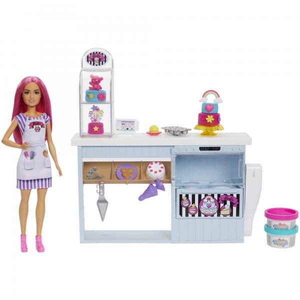 Pasticceria Barbie - MATTEL - HGB73 - Playset con Accessori - Bianco - Disponibile in 3-4 giorni lavorativi