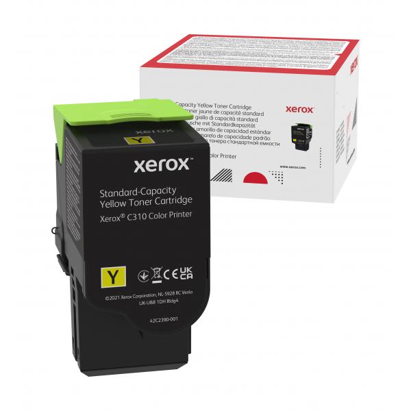 XEROX C310 TONER GIALLO CAPACITA' STANDARD PER C310/DNI, C310/DNIM, C310V_DNI, C315/DNI, C315V_DNI 2.000 PAGINE - Disponibile in 3-4 giorni lavorativi Xerox