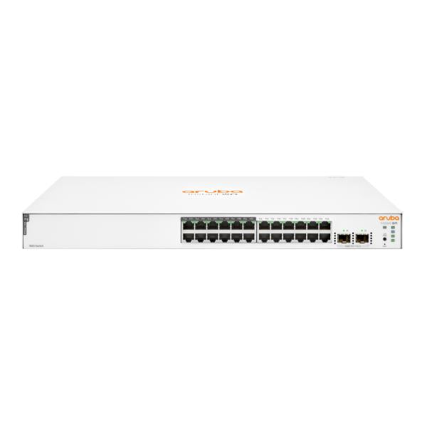 HPE Networking Instant On Switch Series 1830 JL813A 24G MANAGED POE+ (195W) 12X10/1000/1000+ 12X10/100/1000 POE + 2XSFP 1GBE - Disponibile in 3-4 giorni lavorativi