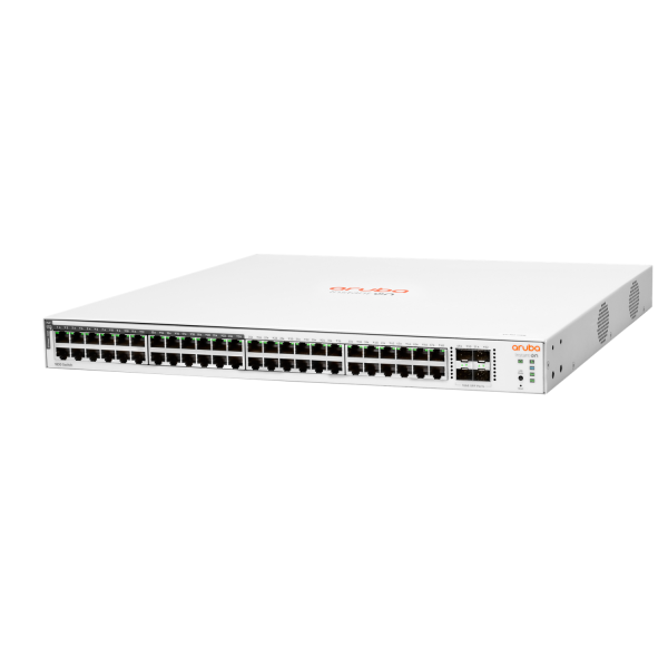 HPE Networking Instant On Switch Series 1830 JL815A 48G MANAGED POE+ (370W) 24X10/100/1000 + 24X 10/100/1000 POE + 4XSFP 1GBE - Disponibile in 3-4 giorni lavorativi