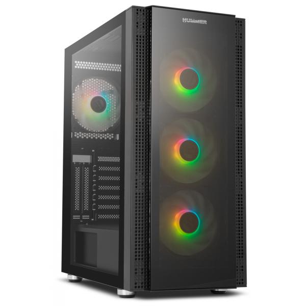 Case computer desktop ATX Nox Hummer Horus Nero E-ATX - Disponibile in 3-4 giorni lavorativi