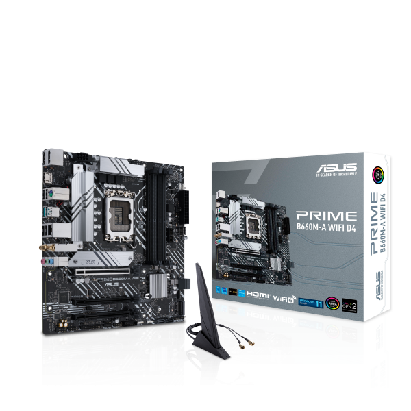 ASUS PRIME B660M-A WIFI D4 INTEL B660 LGA 1700 MICRO ATX - Disponibile in 3-4 giorni lavorativi