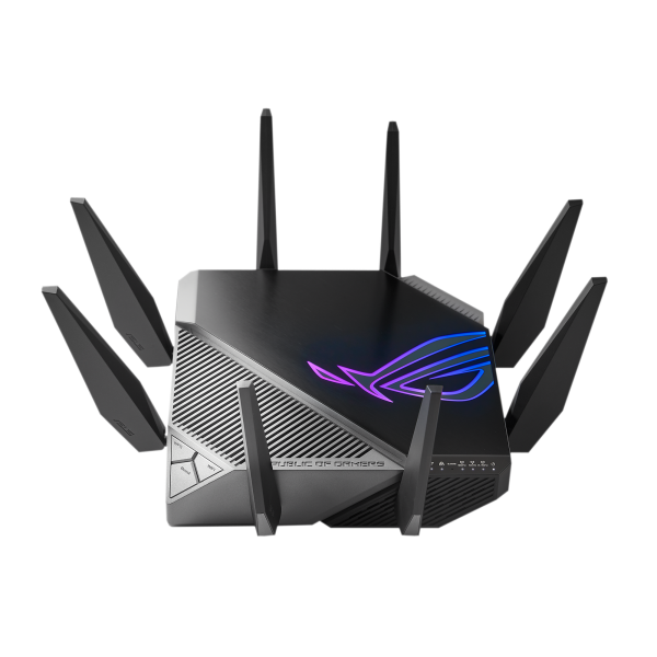 ASUS GT-AXE11000 ROG RAPTURE ROUTER TRI-BAND WI-FI 2.4 GHz/5 GHz/6 GHz PORTA WAN/LAN 2.5G VPN FUSION TRIPLE-LEVEL GAME ACCELERATION 8 ANTENNE BLACK - Disponibile in 3-4 giorni lavorativi Asus