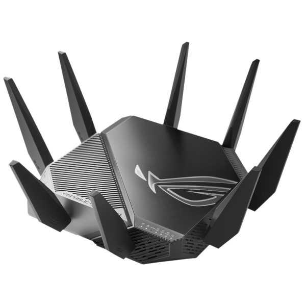 ASUS GT-AXE11000 ROG RAPTURE ROUTER TRI-BAND WI-FI 2.4 GHz/5 GHz/6 GHz PORTA WAN/LAN 2.5G VPN FUSION TRIPLE-LEVEL GAME ACCELERATION 8 ANTENNE BLACK - Disponibile in 3-4 giorni lavorativi Asus