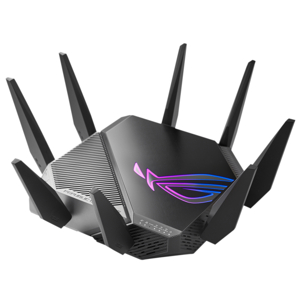 ASUS GT-AXE11000 ROG RAPTURE ROUTER TRI-BAND WI-FI 2.4 GHz/5 GHz/6 GHz PORTA WAN/LAN 2.5G VPN FUSION TRIPLE-LEVEL GAME ACCELERATION 8 ANTENNE BLACK - Disponibile in 3-4 giorni lavorativi Asus