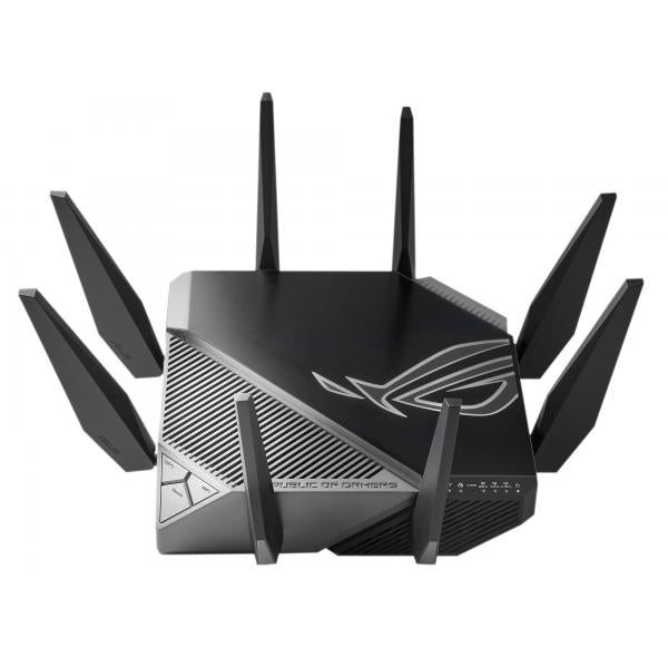 ASUS GT-AXE11000 ROG RAPTURE ROUTER TRI-BAND WI-FI 2.4 GHz/5 GHz/6 GHz PORTA WAN/LAN 2.5G VPN FUSION TRIPLE-LEVEL GAME ACCELERATION 8 ANTENNE BLACK - Disponibile in 3-4 giorni lavorativi Asus