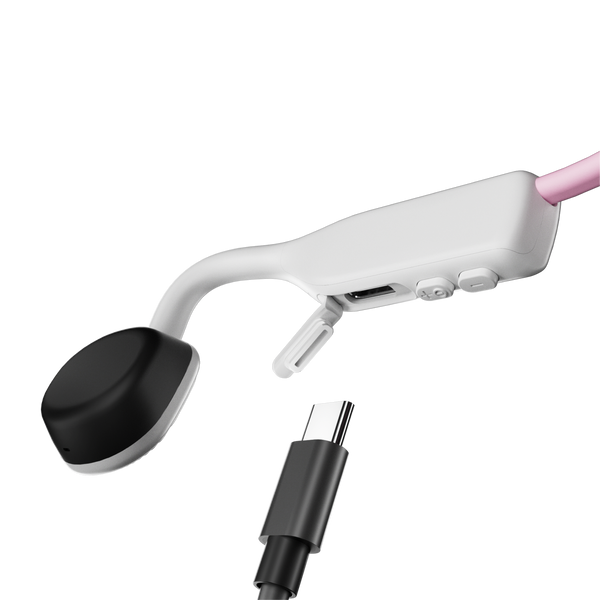 Aftershokz OpenMove Cuffie Con cavo e senza cavo A clip Musica e Chiamate USB tipo-C Bluetooth Rosa - Disponibile in 6-7 giorni lavorativi