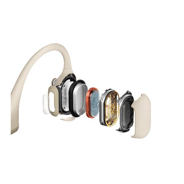 Shokz OpenRun Pro Auricolare Wireless Passanuca Musica e Chiamate Bluetooth Beige - Disponibile in 6-7 giorni lavorativi Shokz