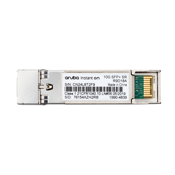 Aruba IOn 10G SFP+ LC SR 300m MMF XCVR - R9D18A - Disponibile in 3-4 giorni lavorativi