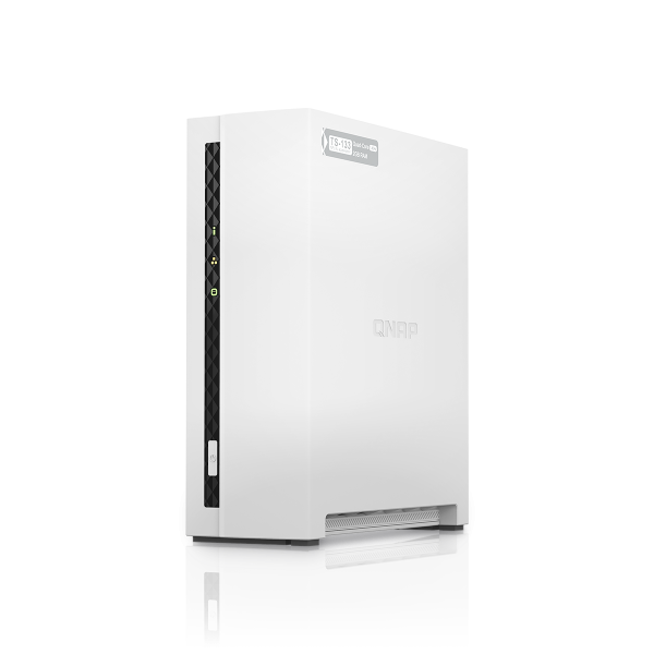 QNAP TS-133 NAS CHASSIS TOWER ARM 4C 1.8GHz RAM 2GB-1 BAY HDD/SSD 2.5"/3.5"-1xRJ-45 WHITE - Disponibile in 3-4 giorni lavorativi