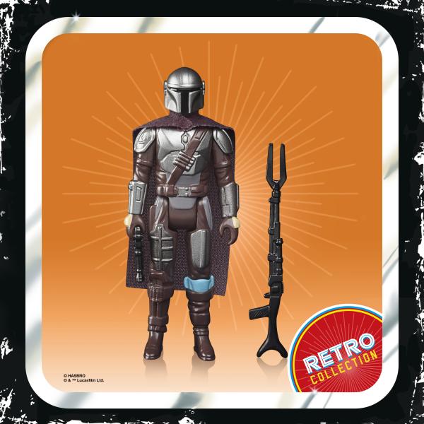 Action figure / Statue HASBRO STAR WARS RETRO FIGURE - THE MANDALORIAN BESKAR - Disponibile in 2/3 giorni lavorativi Hasbro