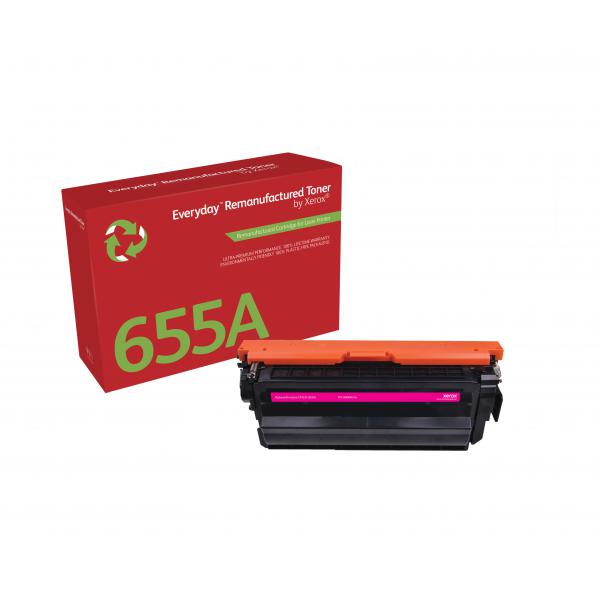 XEROX EVERYDAY TONER MAGENTA PER HP 655A CF453A RESA STANDARD 10.500 PAGINE - Disponibile in 3-4 giorni lavorativi Xerox