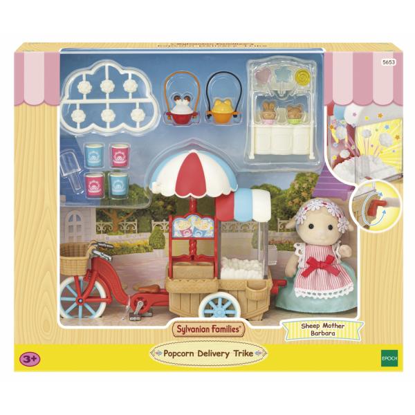 Maman Sheep e il suo popcorn Stand - Sylvanian Families - 5653 - Da 3 anni - Disponibile in 3-4 giorni lavorativi