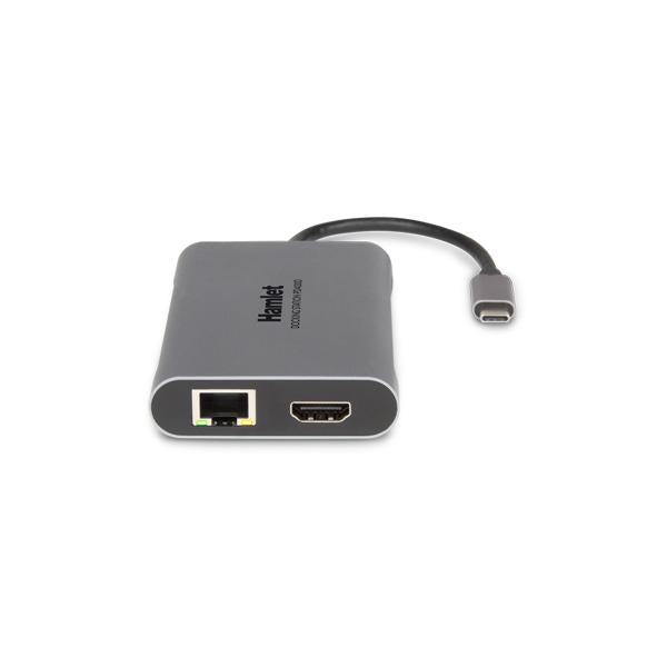 Hamlet Docking Station Usb-C Pd400d 85W - Disponibile in 3-4 giorni lavorativi