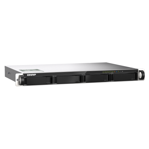 NAS RACK 1U QNAP TS-435XeU-4G 4HD 3,5"/2,5" NOHDD 2P 10GBE SFP+ 2P 2.5 GBE USB3.2 4GB DDR4 QUADCORE 2.2GHz Marvell Octeon TX2 - Disponibile in 3-4 giorni lavorativi