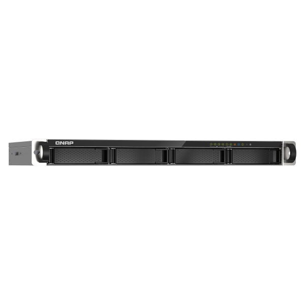 NAS RACK 1U QNAP TS-435XeU-4G 4HD 3,5"/2,5" NOHDD 2P 10GBE SFP+ 2P 2.5 GBE USB3.2 4GB DDR4 QUADCORE 2.2GHz Marvell Octeon TX2 - Disponibile in 3-4 giorni lavorativi