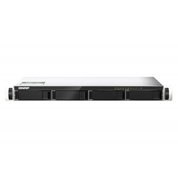 NAS RACK 1U QNAP TS-435XeU-4G 4HD 3,5"/2,5" NOHDD 2P 10GBE SFP+ 2P 2.5 GBE USB3.2 4GB DDR4 QUADCORE 2.2GHz Marvell Octeon TX2 - Disponibile in 3-4 giorni lavorativi