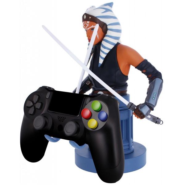 STAR WARS - ASHOKA TANO - CABLE GUY (porta smartphone/controller + cavo USB 2 metri separato) - Disponibile in 2/3 giorni lavorativi