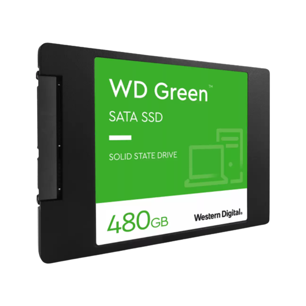 WESTERN DIGITAL GREEN SSD 480GB 2.5" SATA III - Disponibile in 3-4 giorni lavorativi