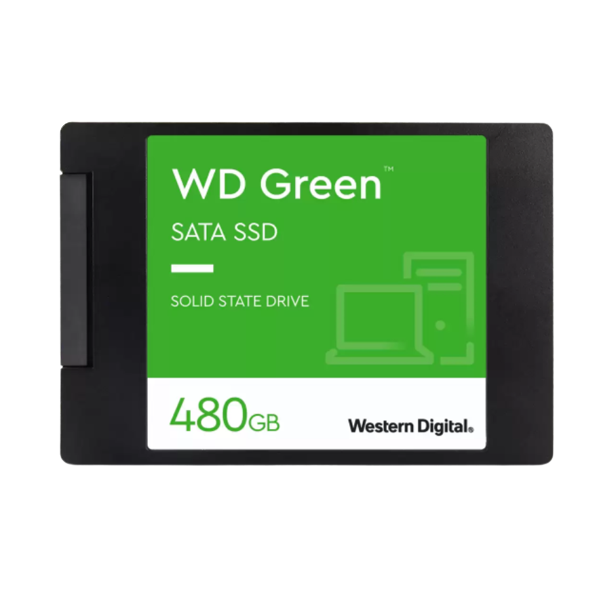 WESTERN DIGITAL GREEN SSD 480GB 2.5" SATA III - Disponibile in 3-4 giorni lavorativi