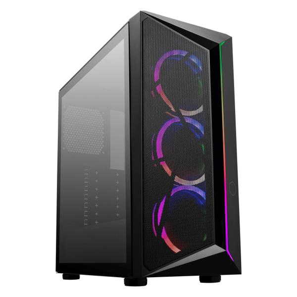 CASE COOLER MASTER M.TOWER CP510-KGNN-S00 MASTERBOX CMP 510 3xARGB FAN 2x2.5"/3.5" 2x2.5" NO ALIM LATO TRASP. - Disponibile in 3-4 giorni lavorativi