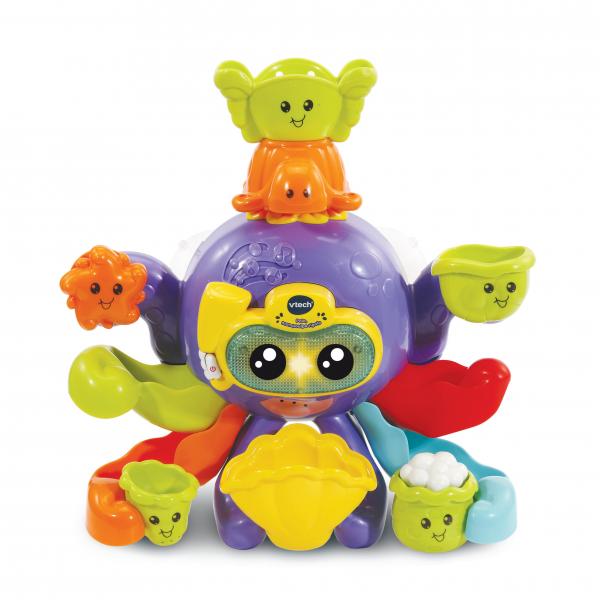 VTECH BABY - Giocattolo per il bagnetto - Polo, My Funny Octopus - Disponibile in 3-4 giorni lavorativi