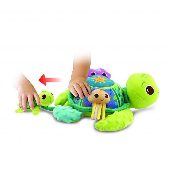 Peluche Vtech Baby Juju, Mother Turtle + 6 Mesi Riciclato Musicale - Disponibile in 3-4 giorni lavorativi