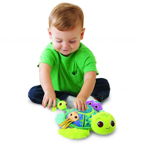 Peluche Vtech Baby Juju, Mother Turtle + 6 Mesi Riciclato Musicale - Disponibile in 3-4 giorni lavorativi