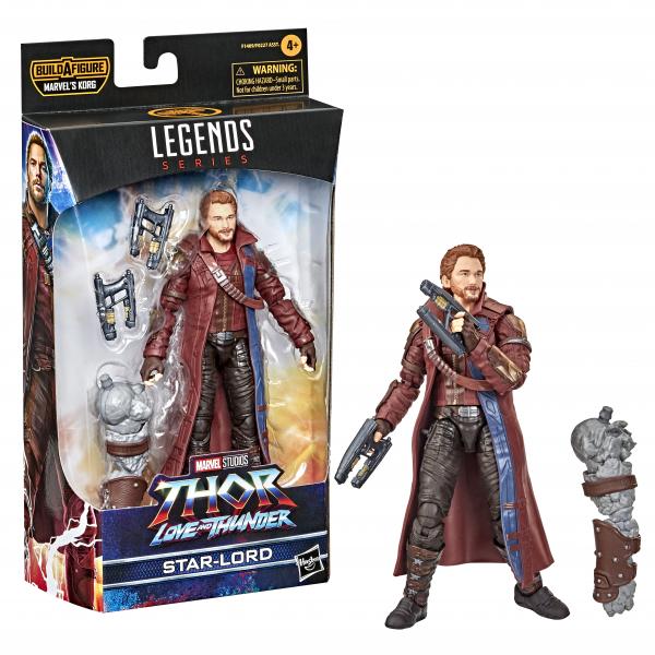 Action figure / Statue HASBRO MARVEL LEGENDS: THOR LOVE AND THUNDER - STAR-LORD FIGURE 15 CM - Disponibile in 2/3 giorni lavorativi Hasbro