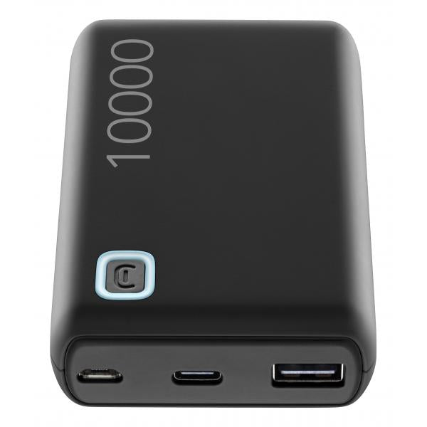 Cellularline Powerbank Essence Universale USB-A 10000mAh Nero - Disponibile in 2-3 giorni lavorativi