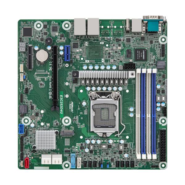 Asrock E3C252D4U scheda madre Intel C252 LGA 1200 (Socket H5) micro ATX - Disponibile in 6-7 giorni lavorativi