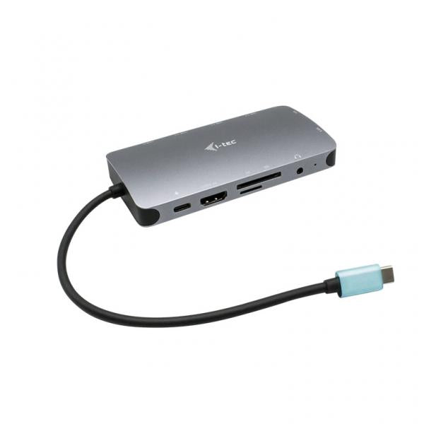 I-TEC DOCKING STATION USB-C METAL NANO DOCK HDMI/VGA + LAN + POWER DELIVERY 100 W + CHARGER 112W (BU - Disponibile in 3-4 giorni lavorativi