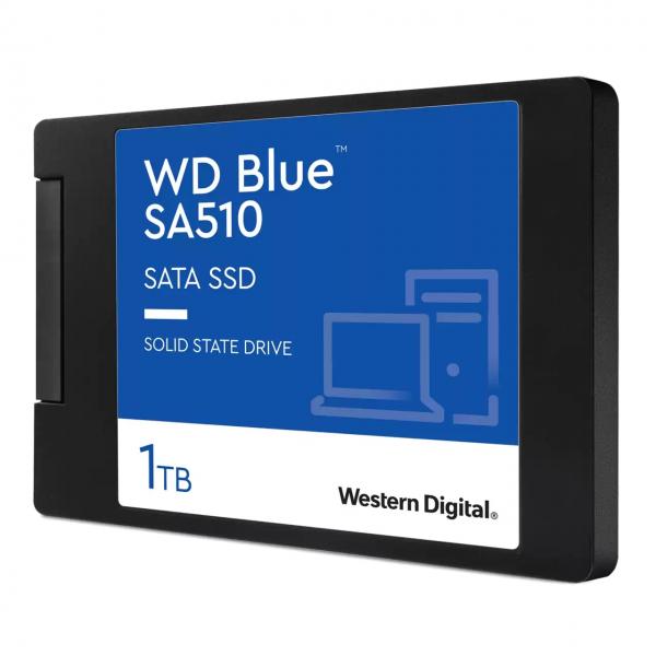 SSD WD 1TB BLUE 2.5" SATA3 Read:560MB/S-Write:500MB/S WDS100T3B0A - Disponibile in 3-4 giorni lavorativi