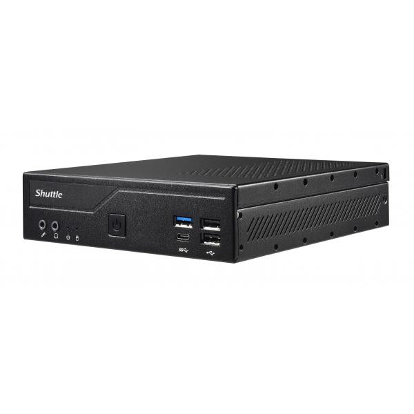 Shuttle XP? slim DH610 barebone per PC/stazione di lavoro PC con dimensioni 1,3 l Nero LGA 1700 - Disponibile in 6-7 giorni lavorativi