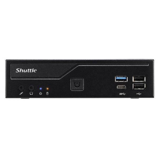 Shuttle XP? slim DH610 barebone per PC/stazione di lavoro PC con dimensioni 1,3 l Nero LGA 1700 - Disponibile in 6-7 giorni lavorativi