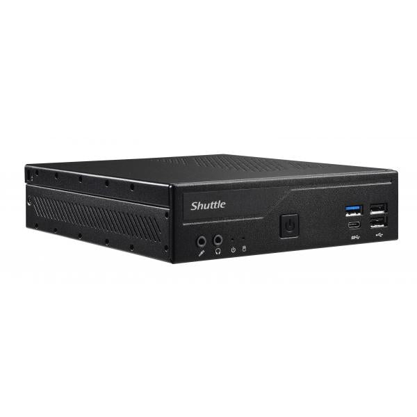 Shuttle XP? slim DH610 barebone per PC/stazione di lavoro PC con dimensioni 1,3 l Nero LGA 1700 - Disponibile in 6-7 giorni lavorativi