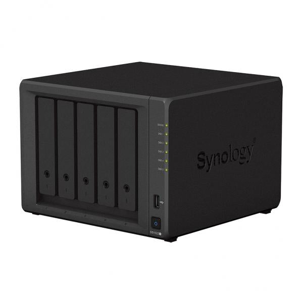 SYNOLOGY NAS TOWER 5BAY 2.5/3.5 SSD/HDD SATA, AMD J4125 4CORE 2.0 GHZ, 4GB DDR4, 2XGIG - Disponibile in 3-4 giorni lavorativi