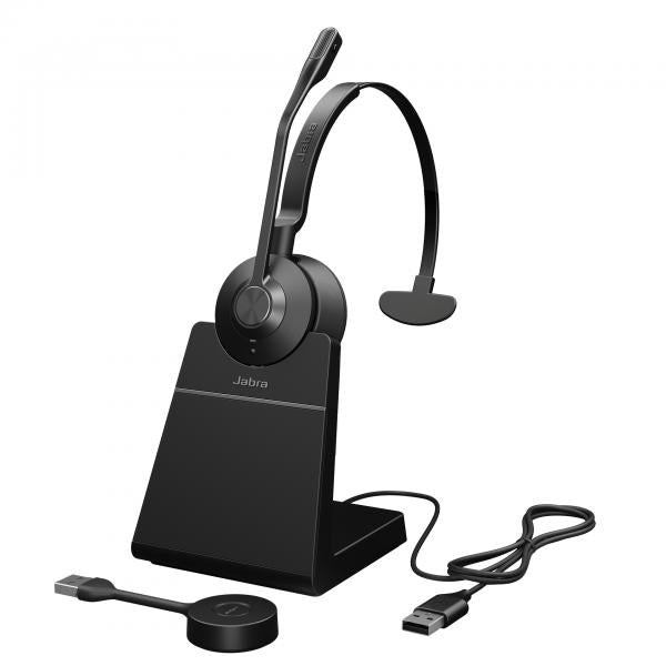 Jabra ENGAGE 55 UC MONO USB-A WITH CHARGING STAND EMEA/APAC A Padiglione Ufficio - Disponibile in 6-7 giorni lavorativi