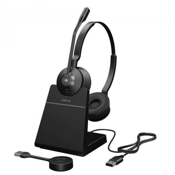 Jabra ENGAGE 55 MS STEREO USB-A WITH CHARGING STAND EMEA/APAC - Disponibile in 6-7 giorni lavorativi