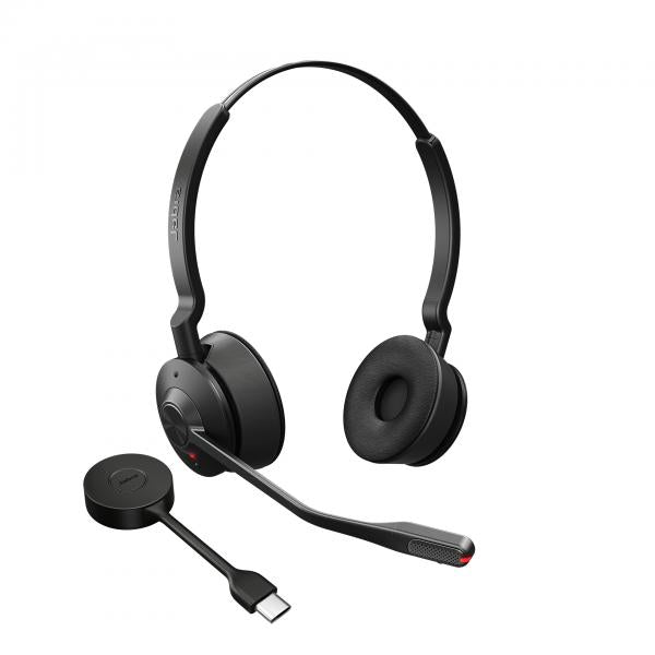 Jabra Engage 55 MS Stereo Auricolare Wireless A Padiglione Ufficio USB tipo A Nero - Disponibile in 6-7 giorni lavorativi