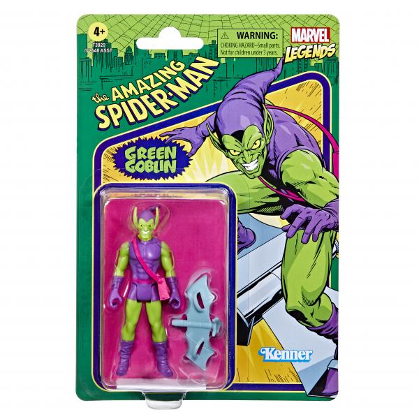 Action figure / Statue HASBRO MARVEL LEGENDS RETRO FIGURE - GREEN GOBLIN - Disponibile in 2/3 giorni lavorativi